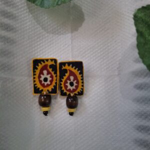 sunburst ajrakh studs